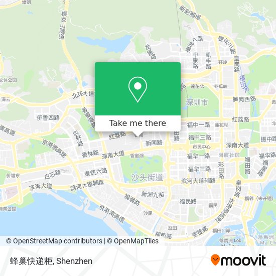 蜂巢快递柜 map