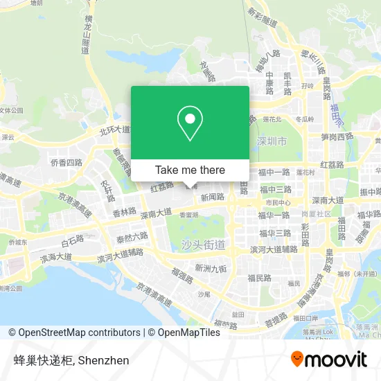 蜂巢快递柜 map