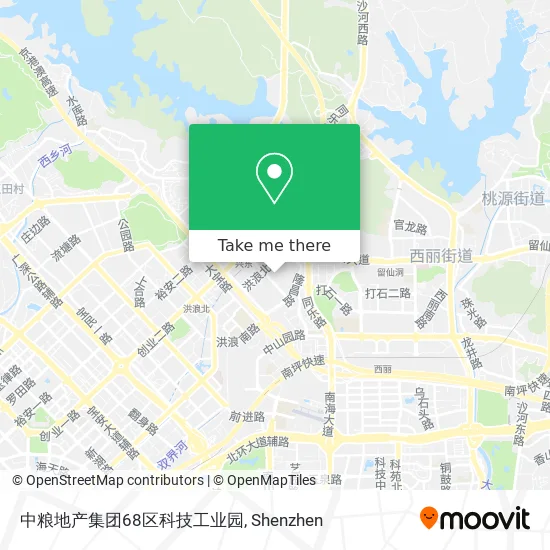 中粮地产集团68区科技工业园 map