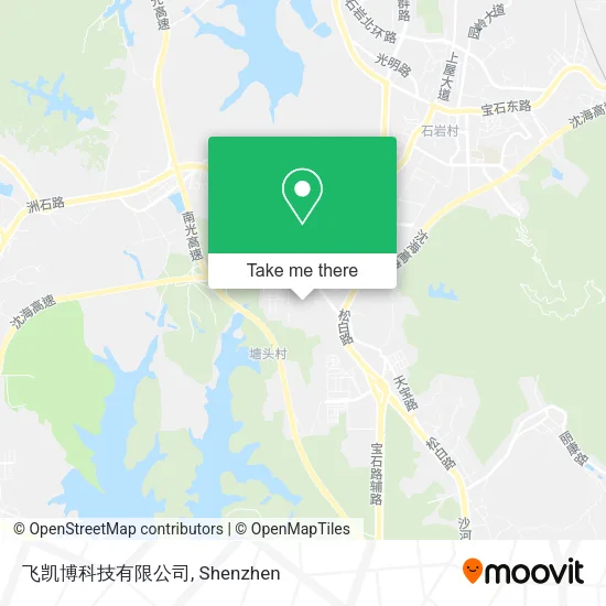 飞凯博科技有限公司 map