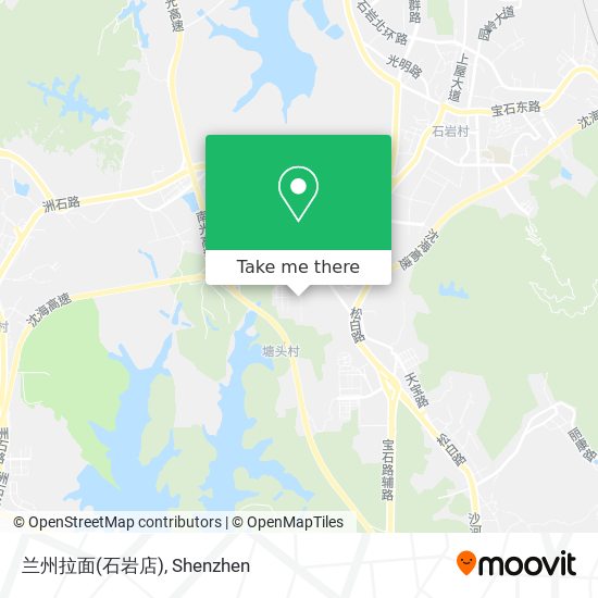 兰州拉面(石岩店) map