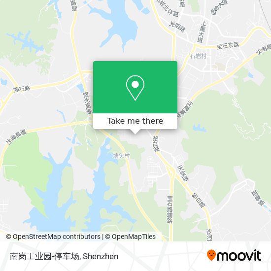 南岗工业园-停车场 map