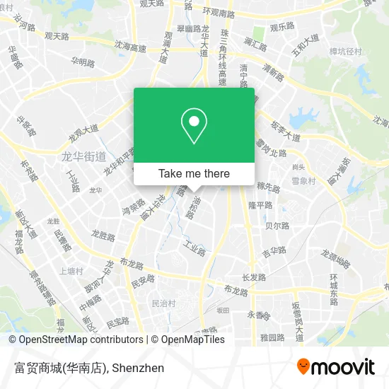 富贸商城(华南店) map