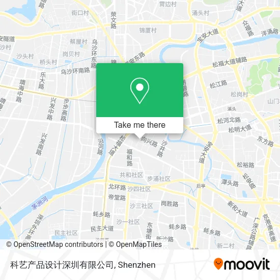 科艺产品设计深圳有限公司 map