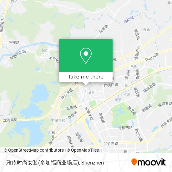 雅依时尚女装(多加福商业场店) map