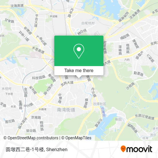 圆墩西二巷-1号楼 map