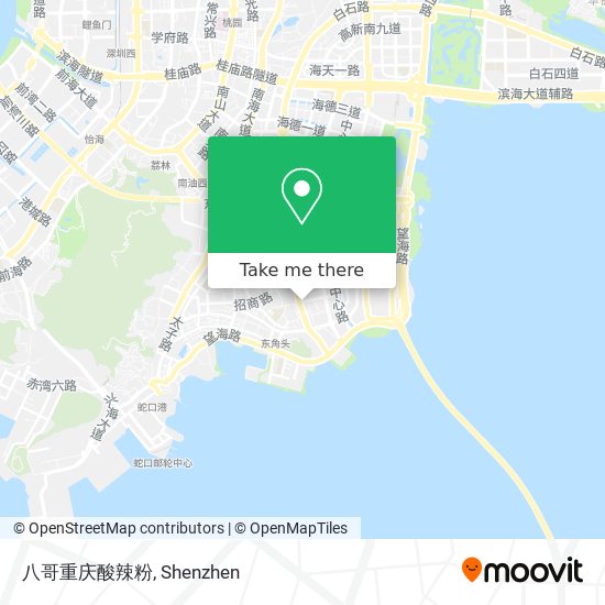 八哥重庆酸辣粉 map