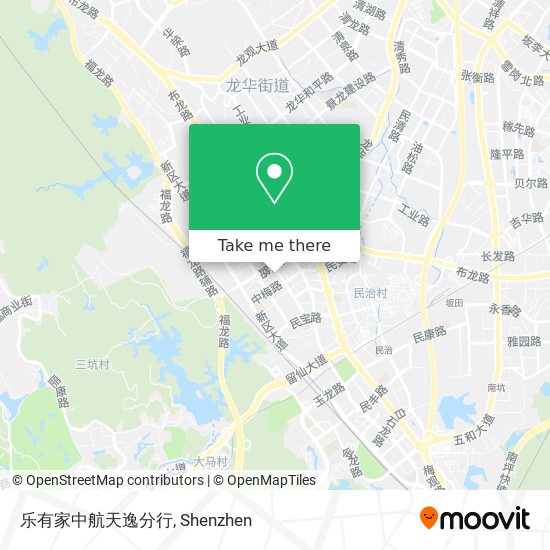 乐有家中航天逸分行 map
