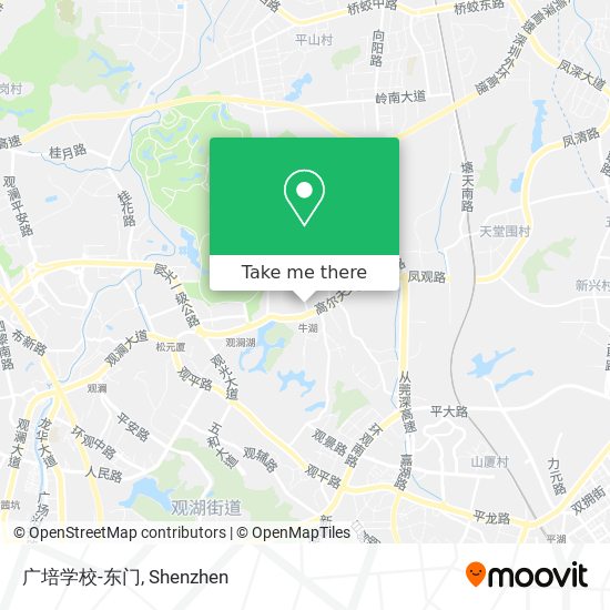 广培学校-东门 map