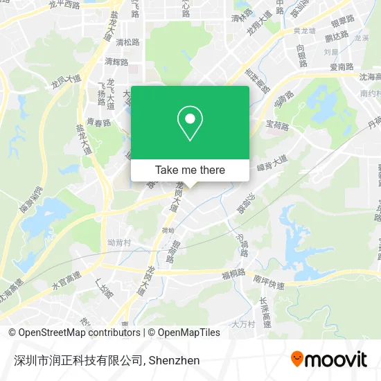 深圳市润正科技有限公司 map