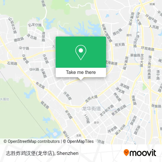 志胜炸鸡汉堡(龙华店) map