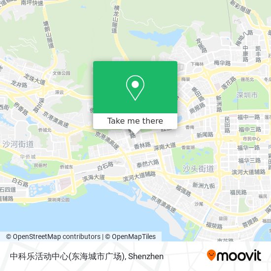 中科乐活动中心(东海城市广场) map