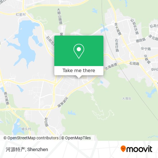 河源特产 map