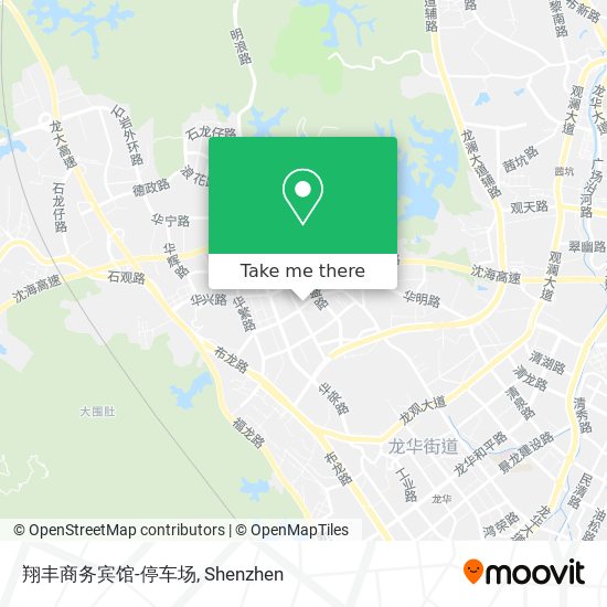 翔丰商务宾馆-停车场 map