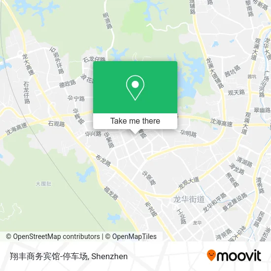 翔丰商务宾馆-停车场 map