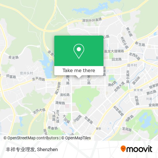 丰祥专业理发 map