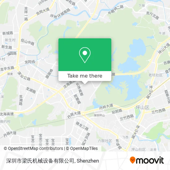 深圳市梁氏机械设备有限公司 map