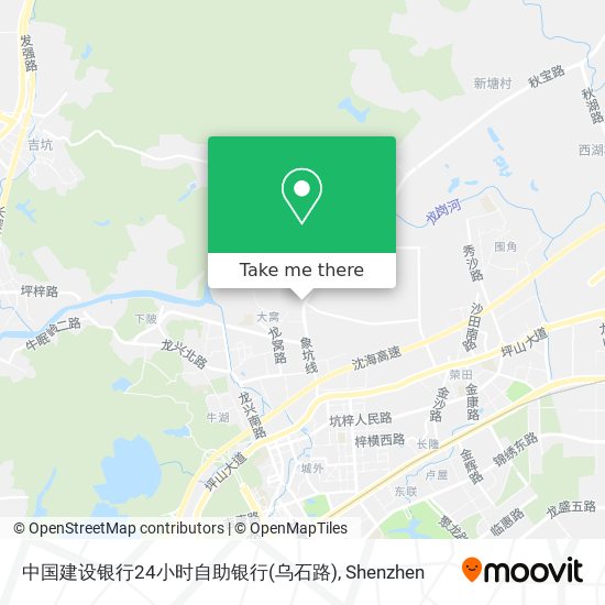 中国建设银行24小时自助银行(乌石路) map