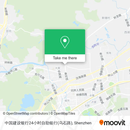 中国建设银行24小时自助银行(乌石路) map