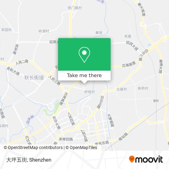 大坪五街 map
