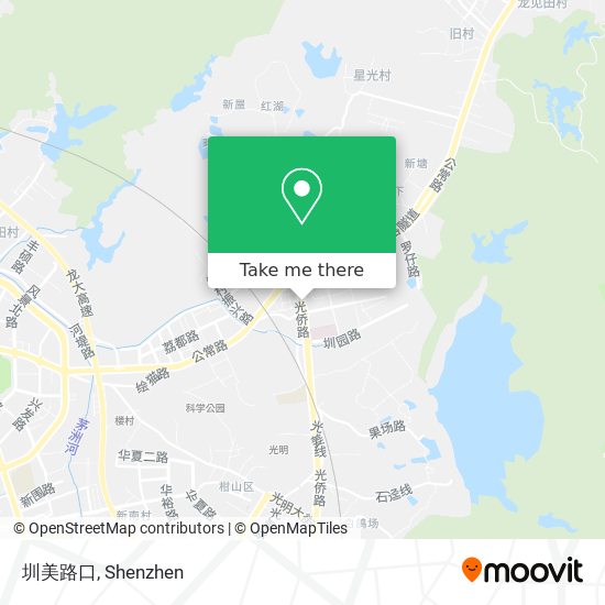 圳美路口 map