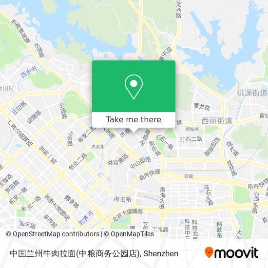 中国兰州牛肉拉面(中粮商务公园店) map