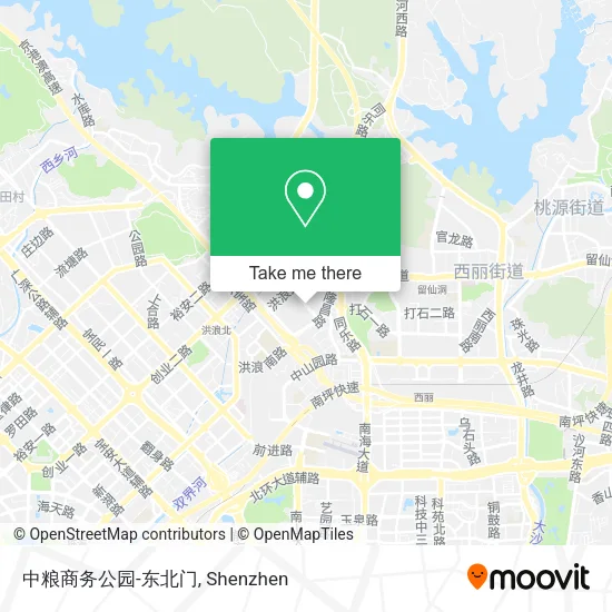 中粮商务公园-东北门 map