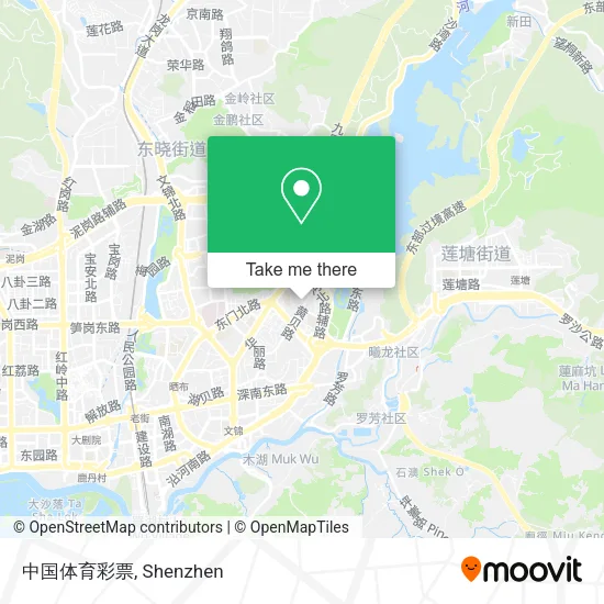 中国体育彩票 map