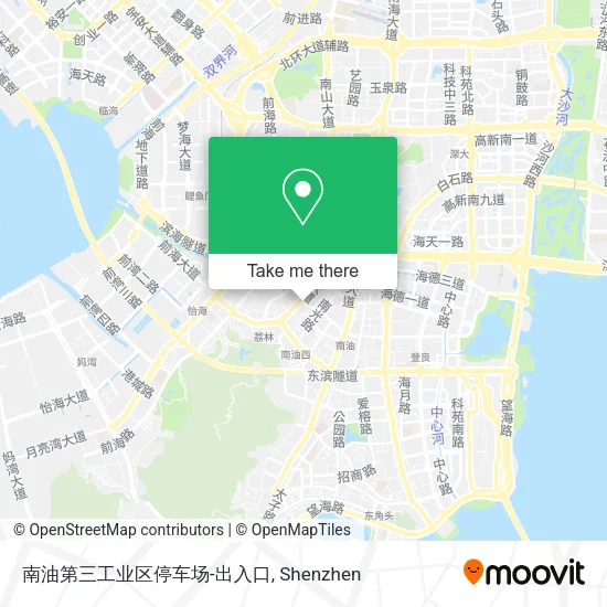 南油第三工业区停车场-出入口 map