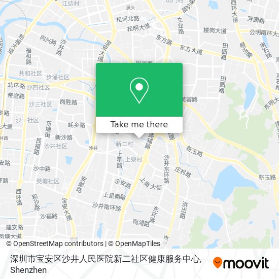 深圳市宝安区沙井人民医院新二社区健康服务中心 map