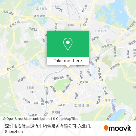 深圳市安骅吉通汽车销售服务有限公司-东北门 map