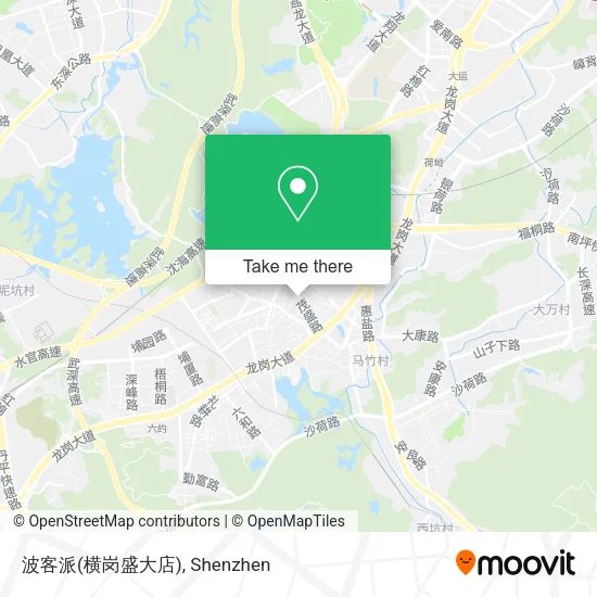 波客派(横岗盛大店) map