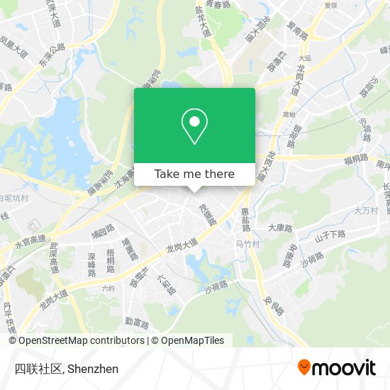 四联社区 map