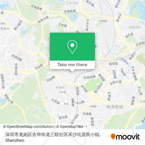 深圳市龙岗区吉华街道三联社区禾沙坑居民小组 map