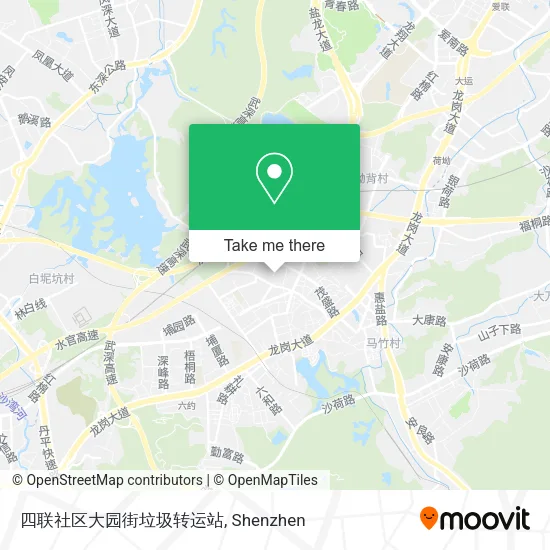 四联社区大园街垃圾转运站 map
