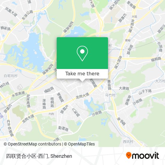 四联贤合小区-西门 map