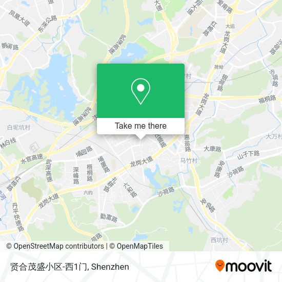 贤合茂盛小区-西1门 map