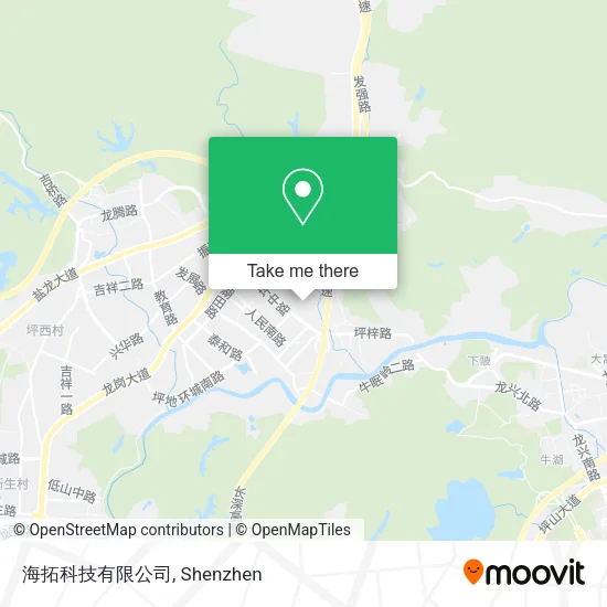 海拓科技有限公司 map