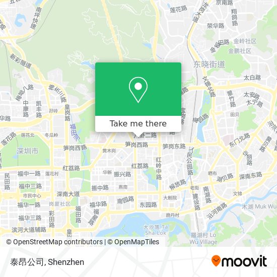 泰昂公司 map