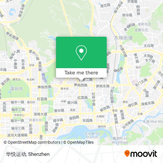 华悦运动 map
