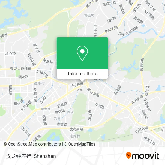 汉龙钟表行 map