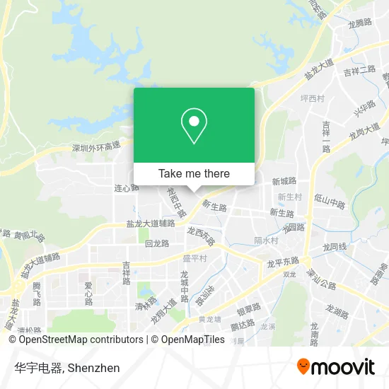 华宇电器 map