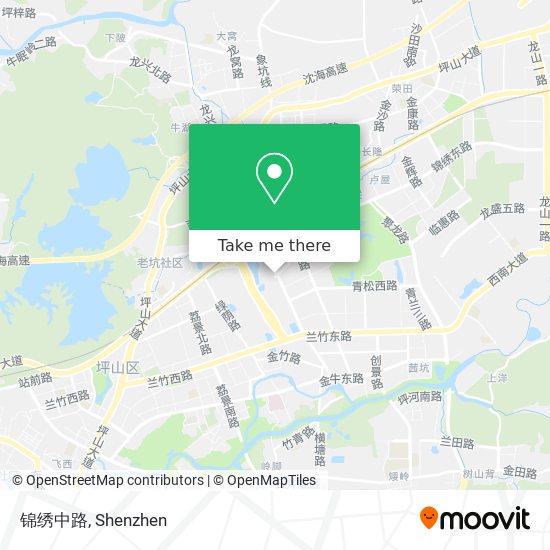 锦绣中路 map