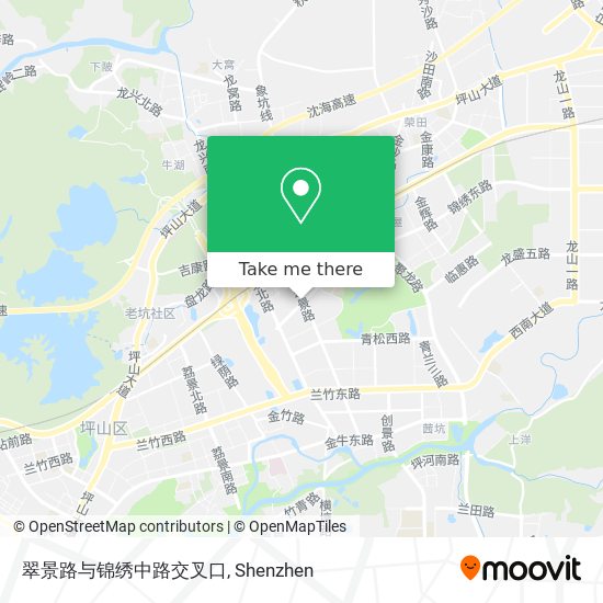 翠景路与锦绣中路交叉口 map