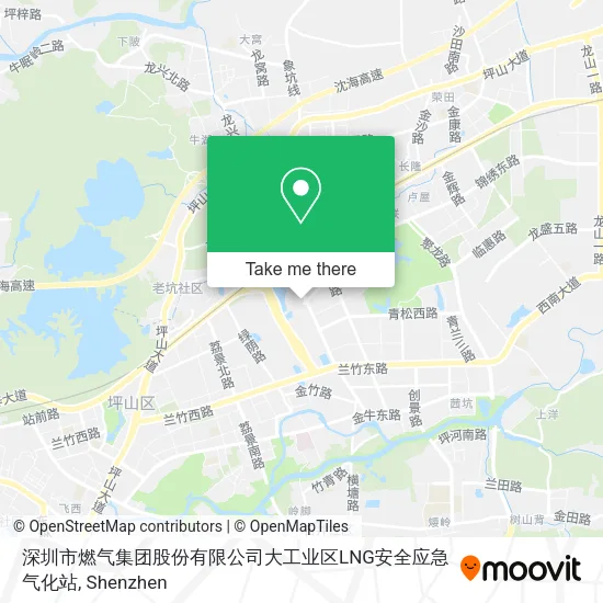 深圳市燃气集团股份有限公司大工业区LNG安全应急气化站 map