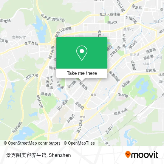 景秀阁美容养生馆 map