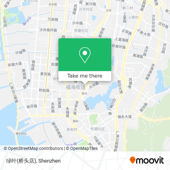 绿叶(桥头店) map