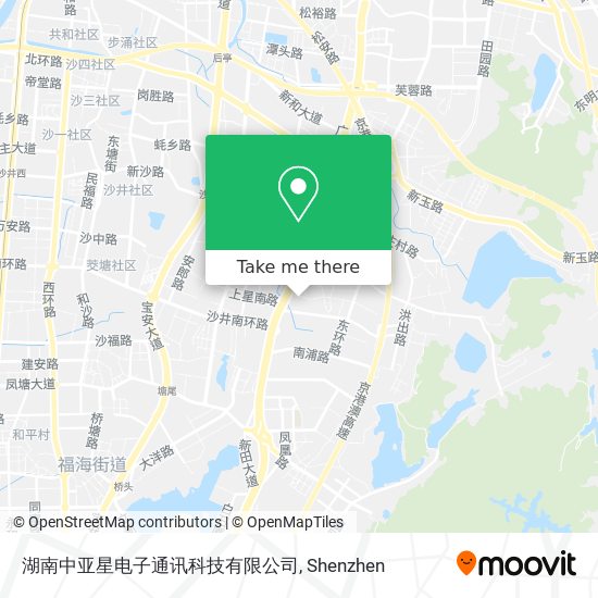 湖南中亚星电子通讯科技有限公司 map