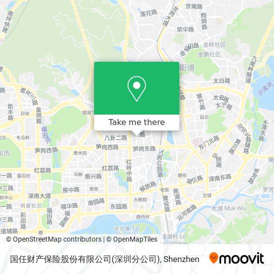 国任财产保险股份有限公司(深圳分公司) map