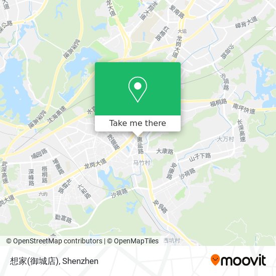 想家(御城店) map